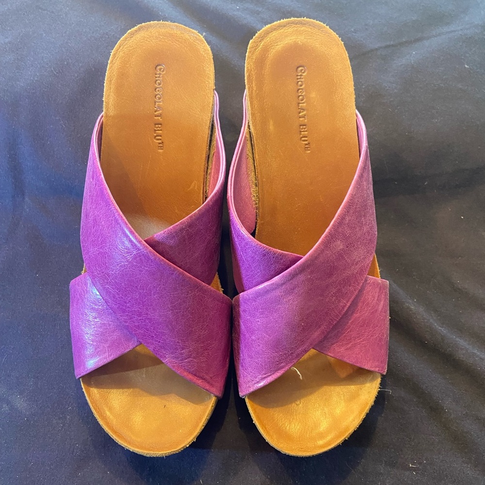 Chocolat Blu Women's Vibrant Purple Sandals